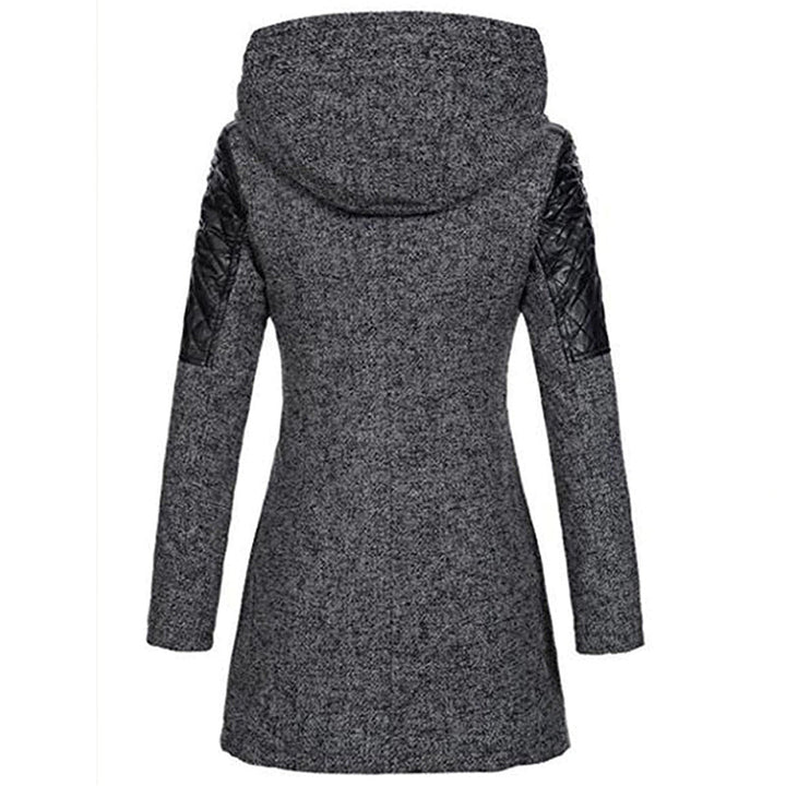Riley - Stylischer langer Damen-Wintermantel mit Kapuze