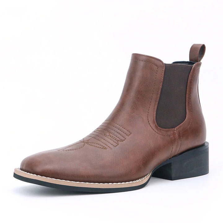 Harald™ - Spitz zulaufende Lederstiefel
