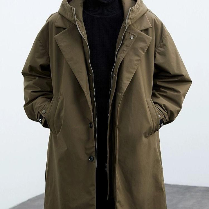 Dominik™ – Wasserabweisender Trenchcoat mit Kapuze