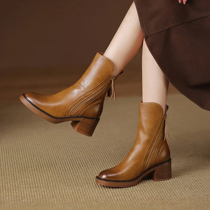 Daniela™ -  Lederstiefeletten