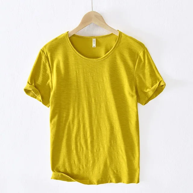Modisches Herren-T-Shirt aus christlicher Baumwolle mit taillierter Passform - Komfort und Eleganz für den Alltag