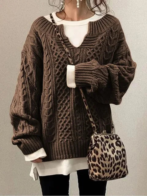 Eleonora™ – Oversize Pullover für Damen: Stilvoll & Bequem