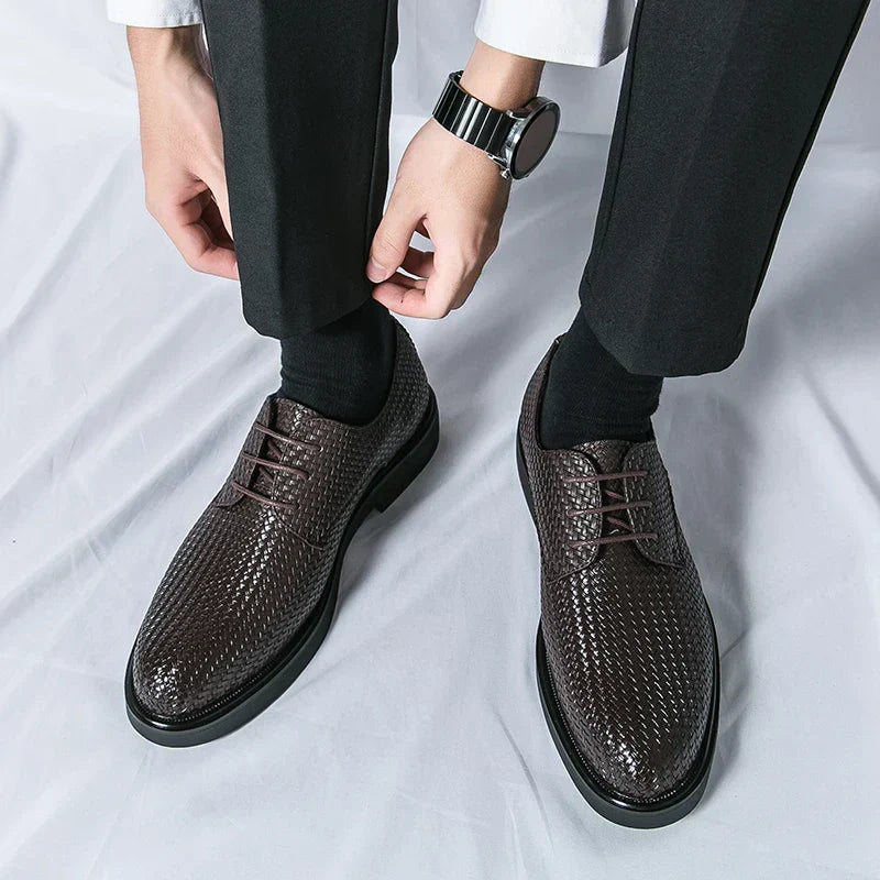 Stilvolle und luxuriöse Premium-Leder-Oxfords für Männer