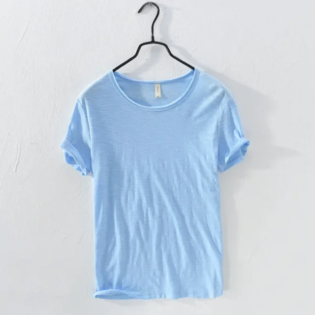 Modisches Herren-T-Shirt aus christlicher Baumwolle mit taillierter Passform - Komfort und Eleganz für den Alltag