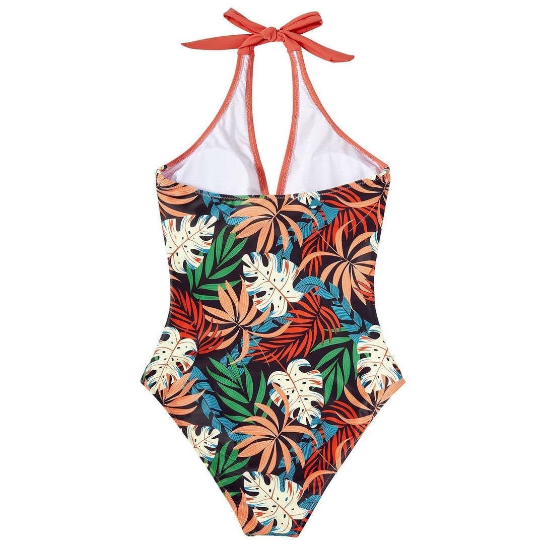 Elna Tropisch Elegance Hoog Taille Badpak für einen verfeinerten und zweisamen Look