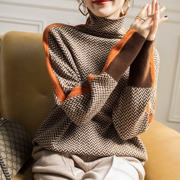 Ursula™ - Modischer bedruckter Pullover