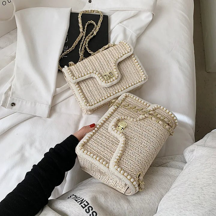 Laurie | Trendy Boho Handtas met Chique Pareldetails for a Unieke en Stijlvolle Look
