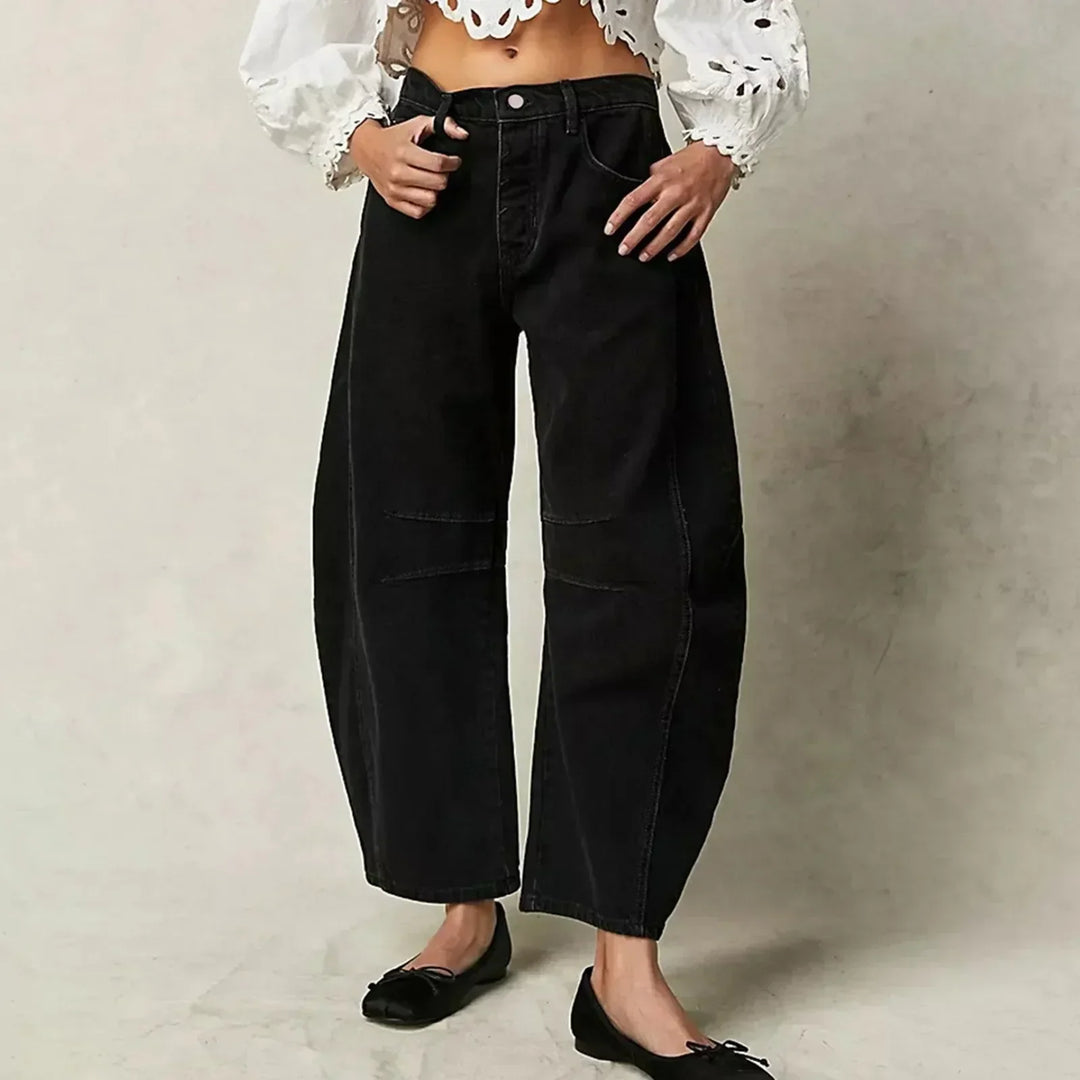 Trendige Damenjeans mit weitem Bein - der perfekte Style für jede Gelegenheit