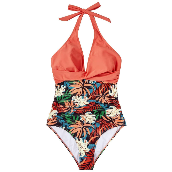 Elna Tropisch Elegance Hoog Taille Badpak für einen verfeinerten und zweisamen Look