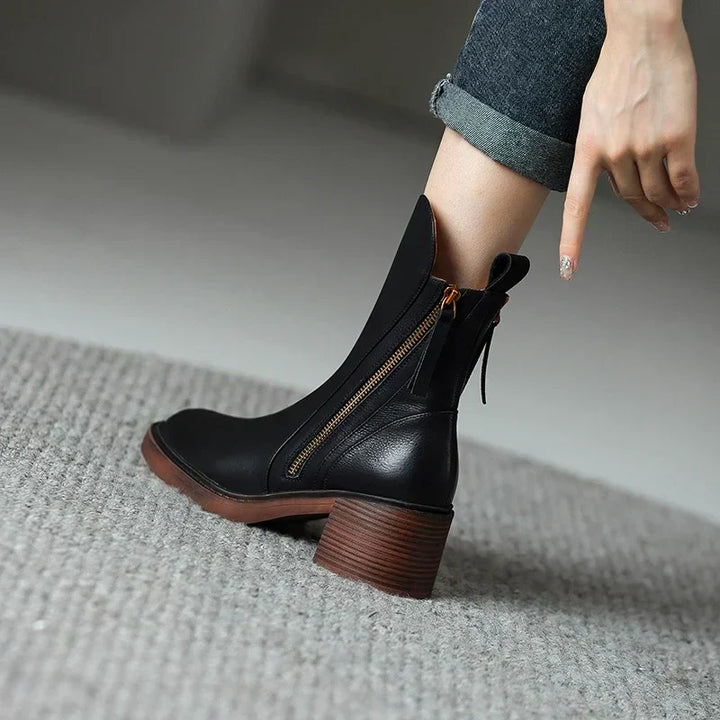 Daniela™ -  Lederstiefeletten
