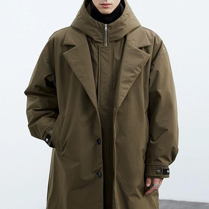 Dominik™ – Wasserabweisender Trenchcoat mit Kapuze