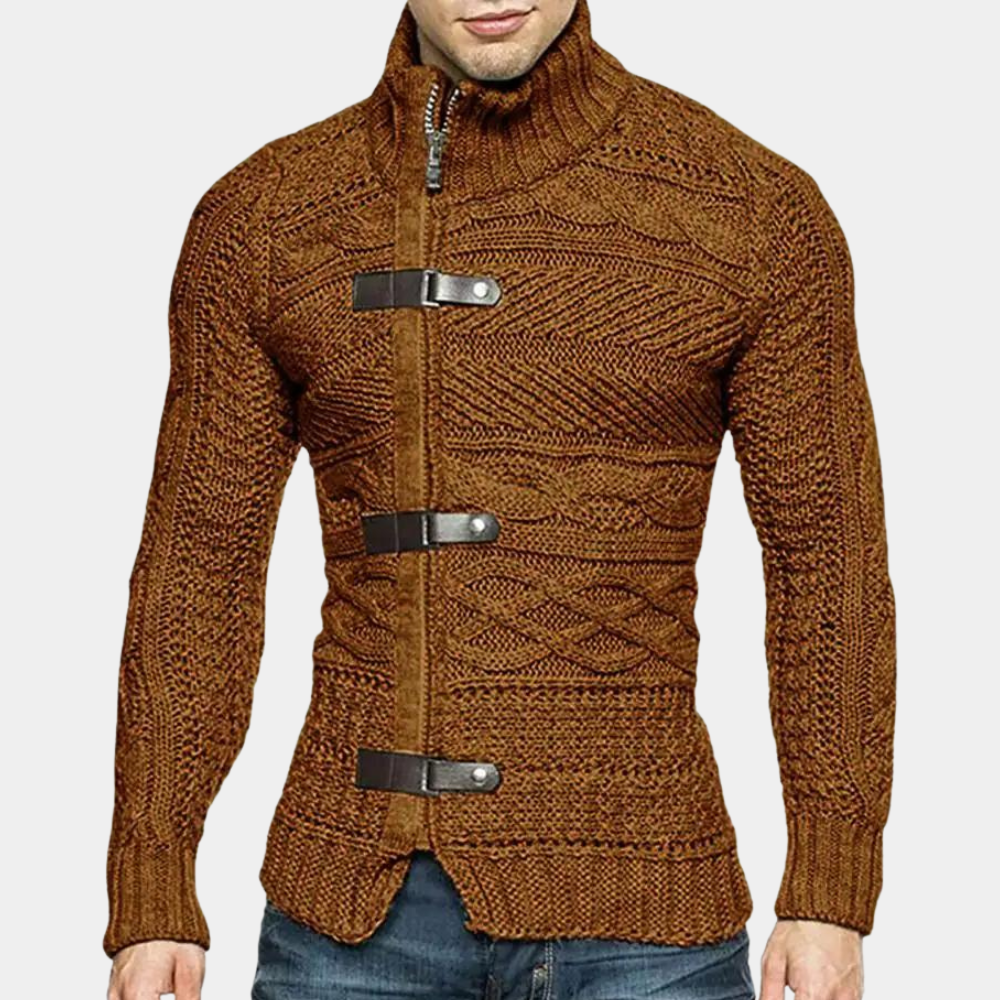 Eleganter Herren-Rollkragenpullover aus hochwertiger Merinowolle