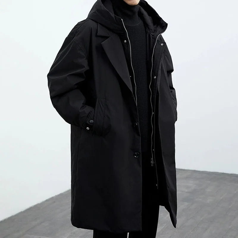 Dominik™ – Wasserabweisender Trenchcoat mit Kapuze