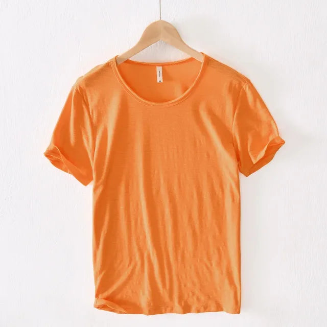 Modisches Herren-T-Shirt aus christlicher Baumwolle mit taillierter Passform - Komfort und Eleganz für den Alltag