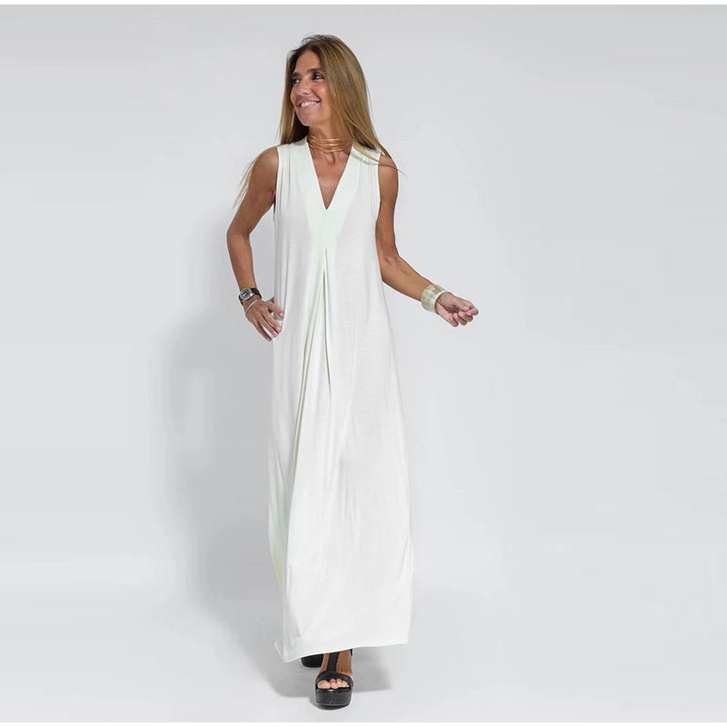 Elegantes langes Kleid mit Angelica™-Weste