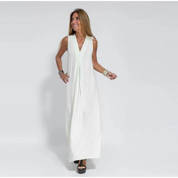 Elegantes langes Kleid mit Angelica™-Weste