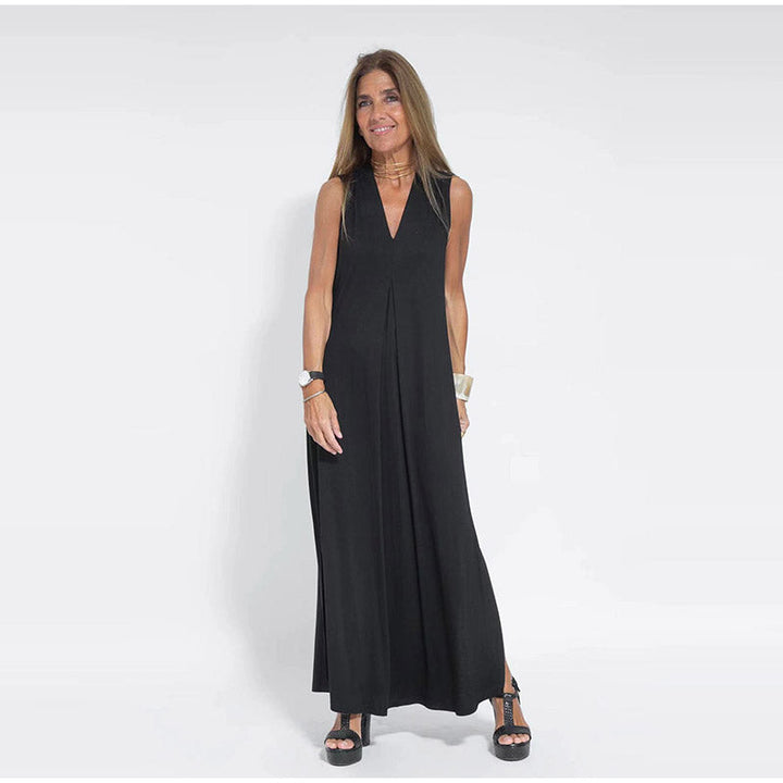 Elegantes langes Kleid mit Angelica™-Weste