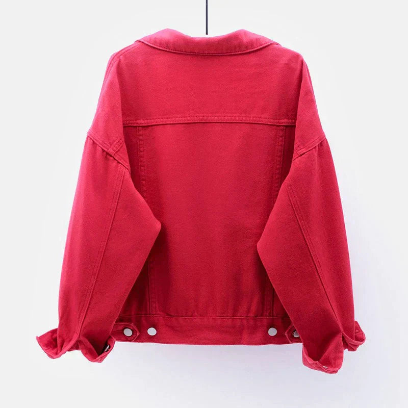 Elegante Damen-Jeansjacke - alltäglicher Stil und Lässigkeit