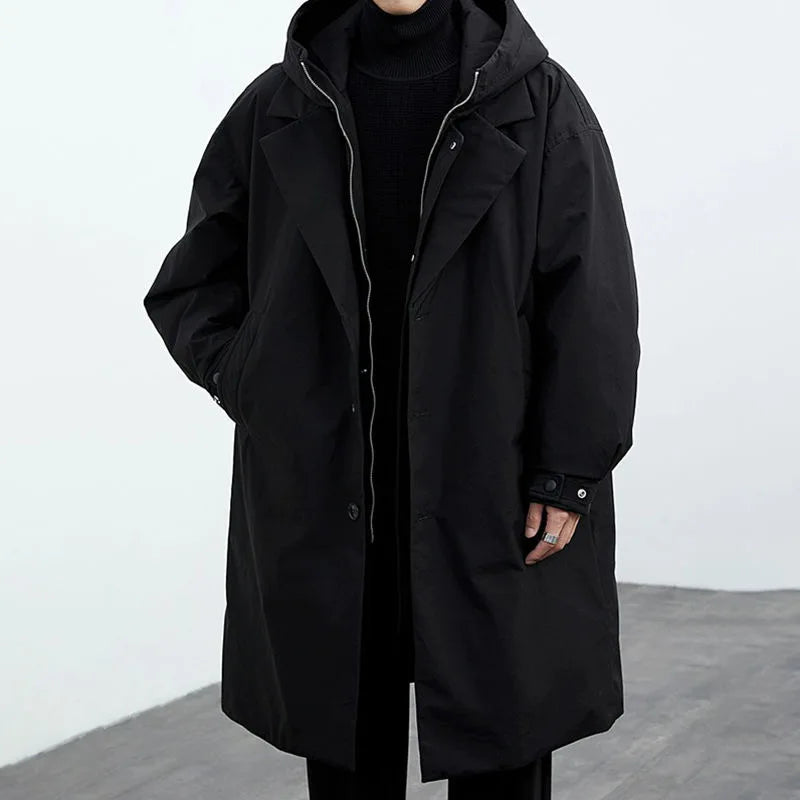 Dominik™ – Wasserabweisender Trenchcoat mit Kapuze