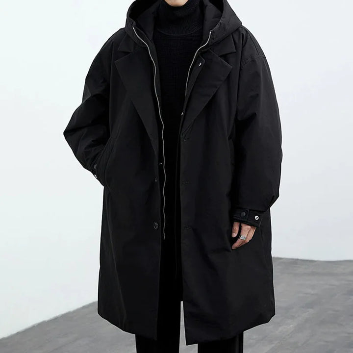 Dominik™ – Wasserabweisender Trenchcoat mit Kapuze