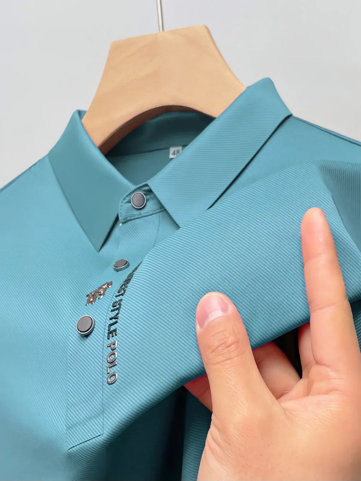 Carlo™ - Muscle Fit Anti-Wrinkle Polo für Stil und Komfort