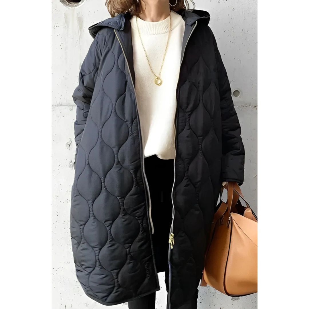 Elegante Damen-Steppjacke mit praktischem Reißverschluss für maximalen Komfort