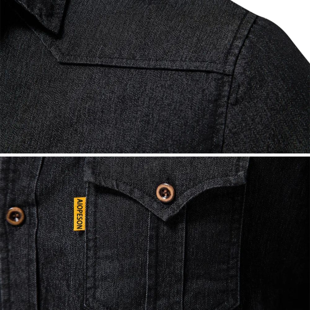 Camicia in Denim di Cotone Ruggiero™ per un Look Casual e Stile Unico!