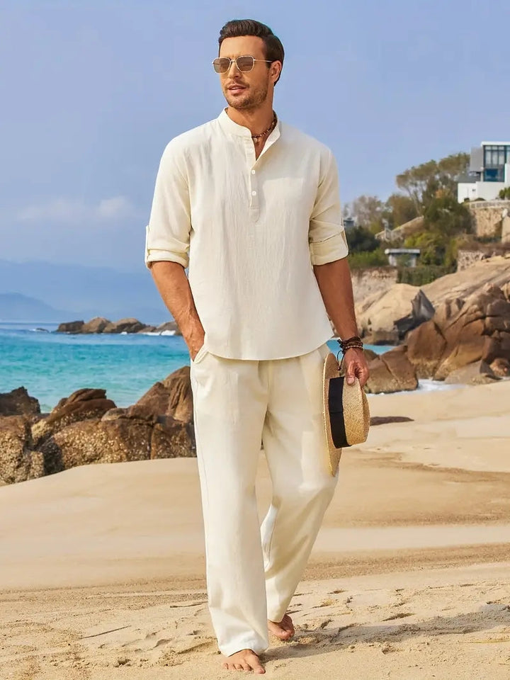 Esidor™ Langarm-Hemd und -Hose - Stil und Komfort für jeden Anlass