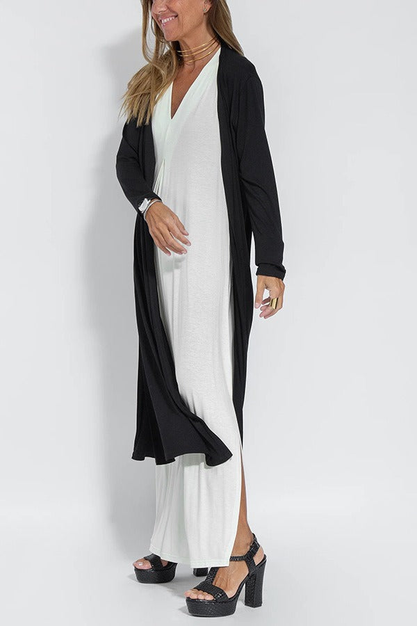 Elegantes langes Kleid mit Angelica™-Weste