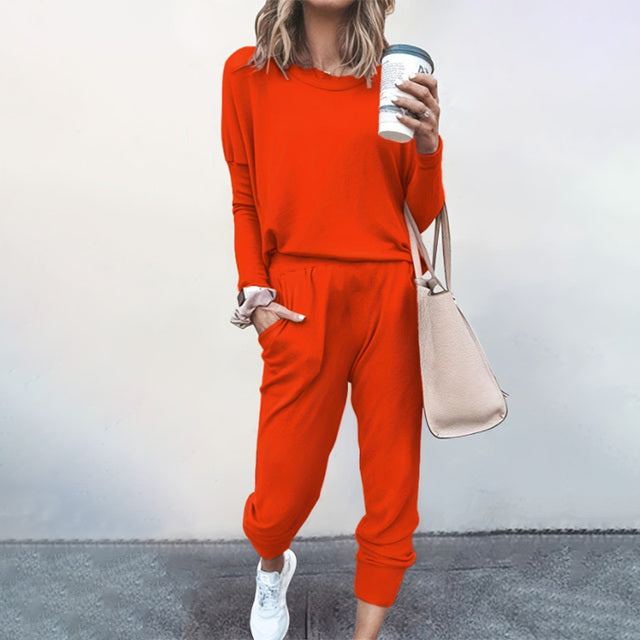 Patrizia™ - Elegante set di tuta casual a due pezzi per un look impeccabile