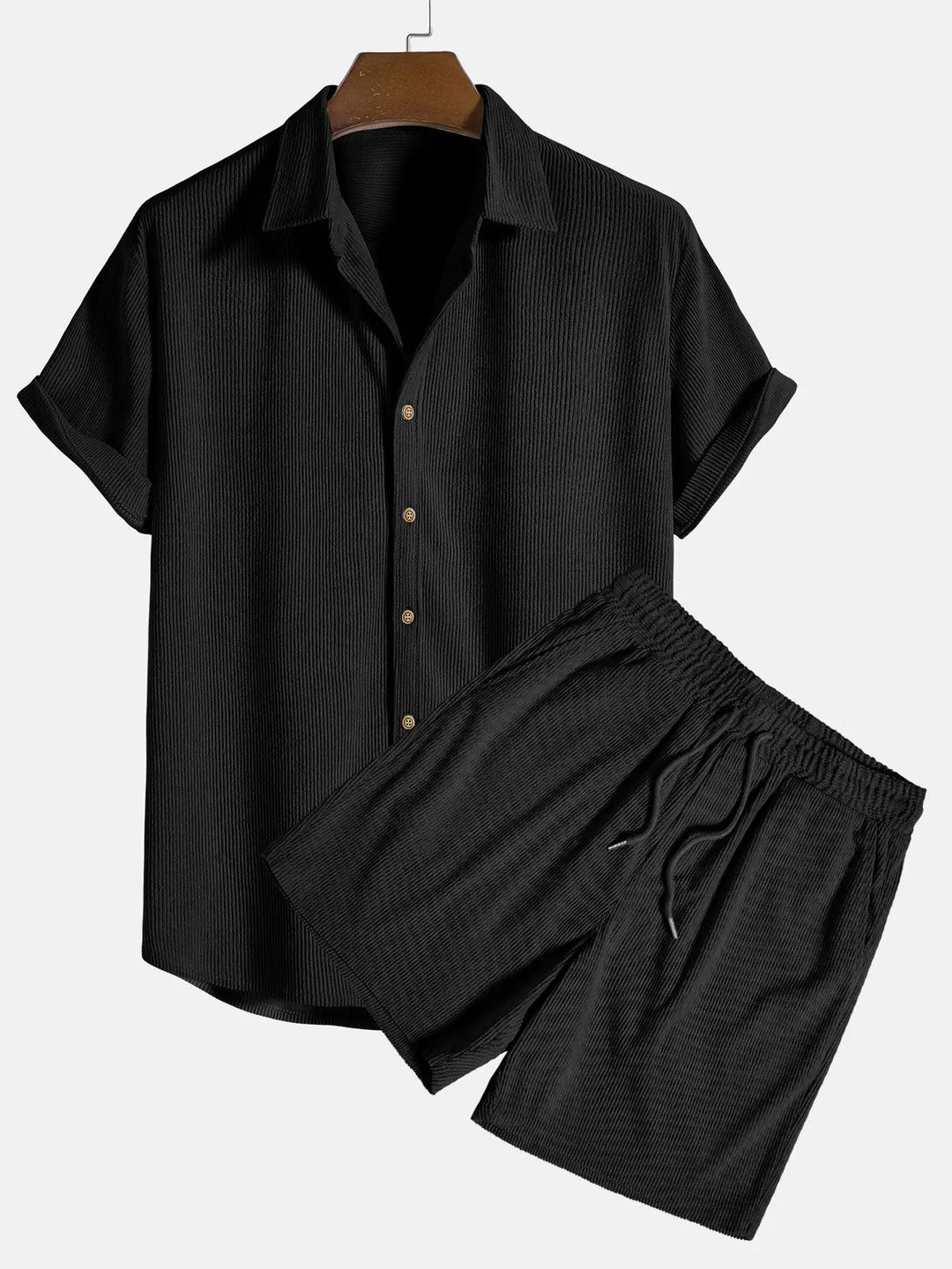 Giuseppe™ - Elegantes Sommer-Set aus geripptem Stoff