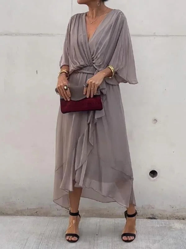 Ilaria™ - Elegante Abito in Chiffon Leggero per un Look Raffinato