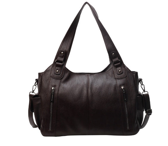 Nivea™ - Elegante und geräumige Tote Bag aus Leder