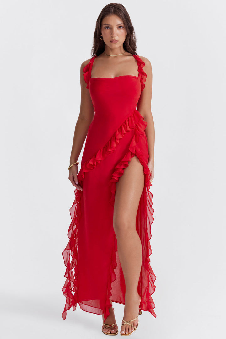 Vivia™ Elegantes Langes Kleid - Zeitlose Eleganz