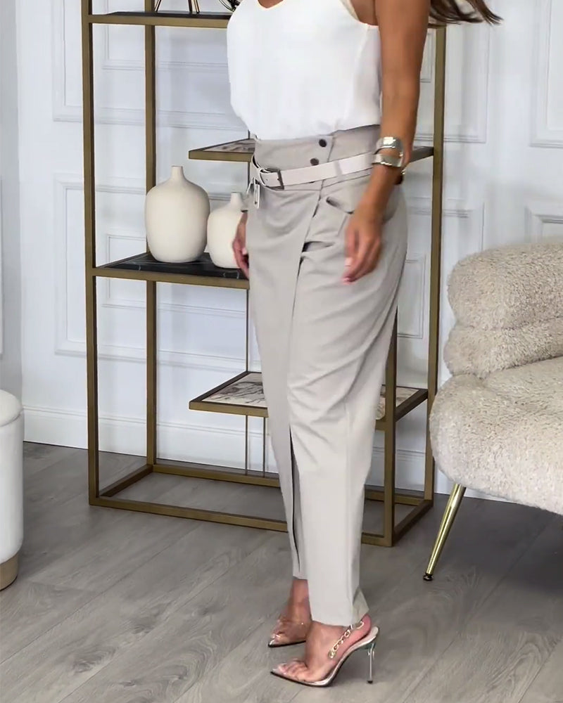 Selma™ - Stilvolle Hose mit Gürtel
