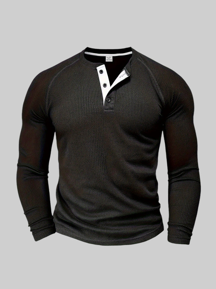 Eric™ - Komfortables Langarmshirt aus Rippstrick