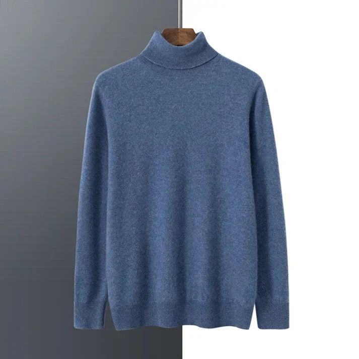 Exklusiver Herren-Rollkragenpullover aus Kaschmir - eine Kombination aus Eleganz und hohem Komfort