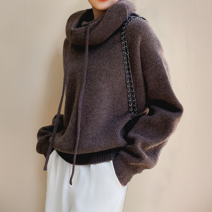 Hannah™ - Strickpullover mit Kapuze