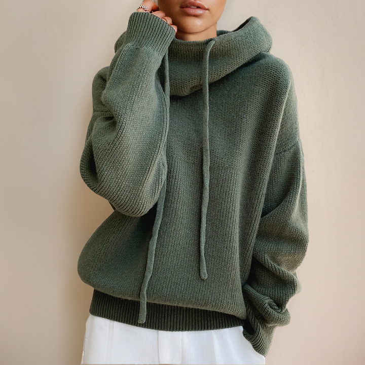 Hannah™ - Strickpullover mit Kapuze