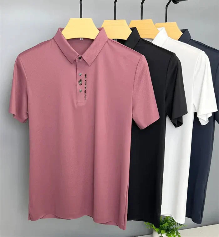 Carlo™ - Muscle Fit Anti-Wrinkle Polo für Stil und Komfort