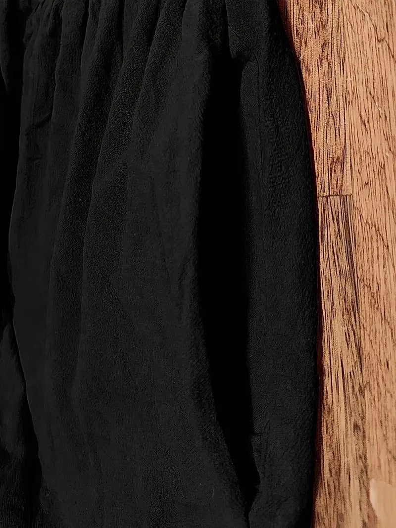 Brigida™ - Raffiniertes Sommerkleid aus Leinen mit bequemen Taschen