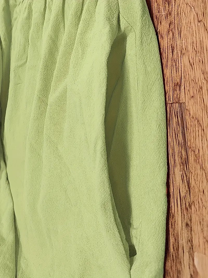Brigida™ - Raffiniertes Sommerkleid aus Leinen mit bequemen Taschen