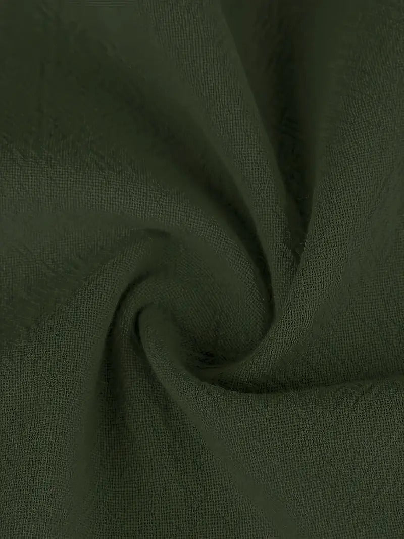 Brigida™ - Raffiniertes Sommerkleid aus Leinen mit bequemen Taschen