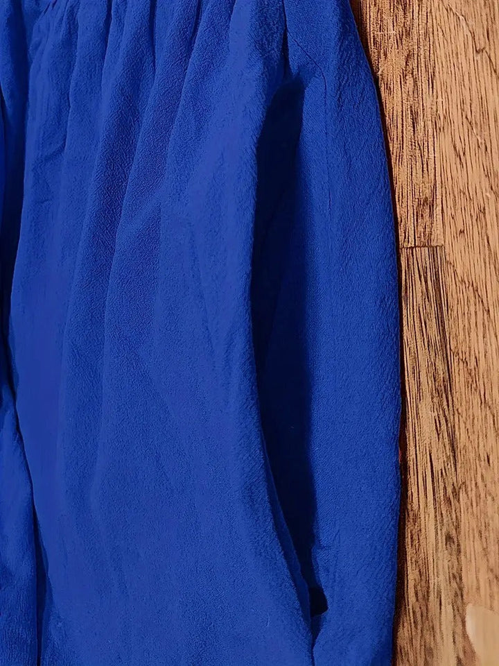 Brigida™ - Raffiniertes Sommerkleid aus Leinen mit bequemen Taschen