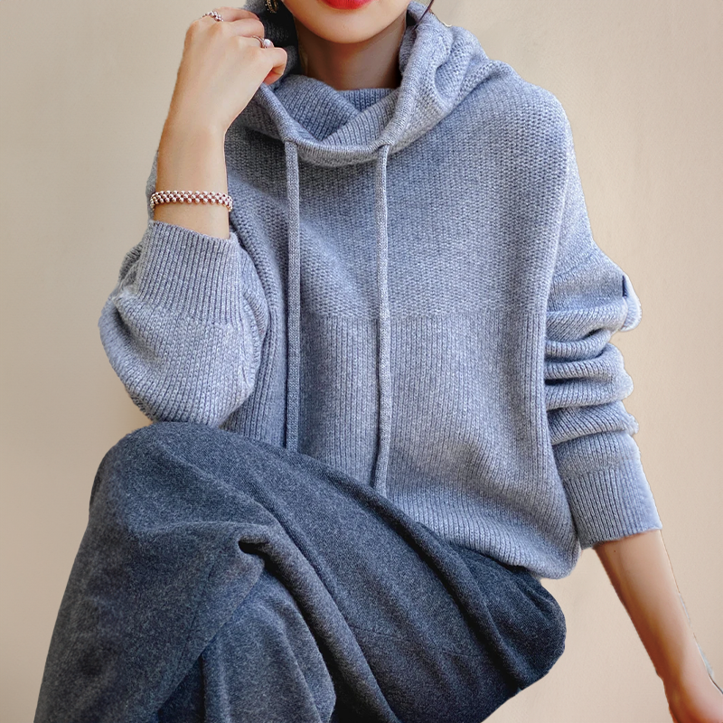 Hannah™ - Strickpullover mit Kapuze