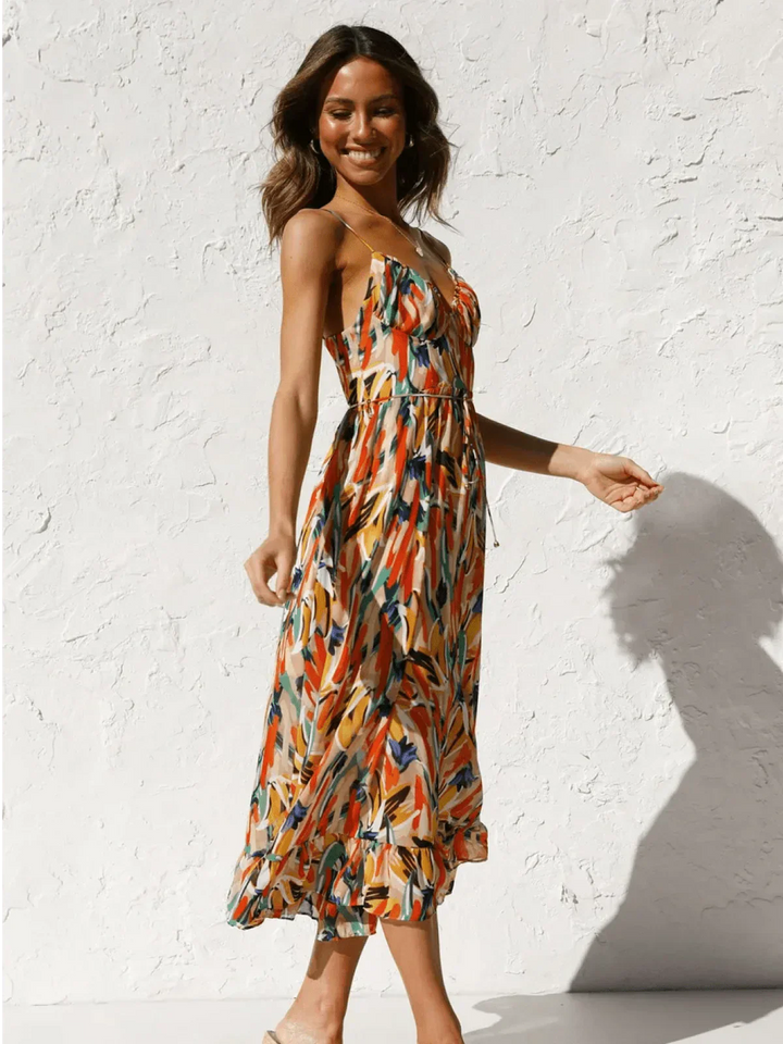 Abito Elegante Senza Maniche Rosana™ - Stile e Raffinatezza per Ogni Occasione!