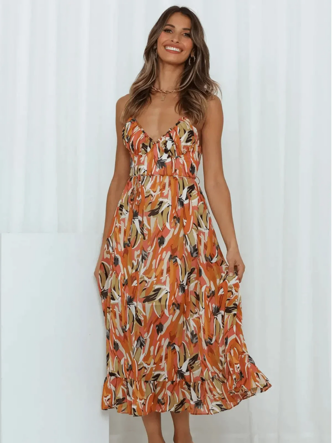 Abito Elegante Senza Maniche Rosana™ - Stile e Raffinatezza per Ogni Occasione!