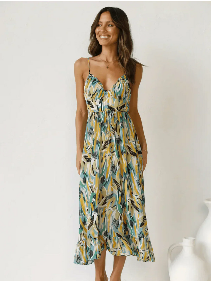 Abito Elegante Senza Maniche Rosana™ - Stile e Raffinatezza per Ogni Occasione!