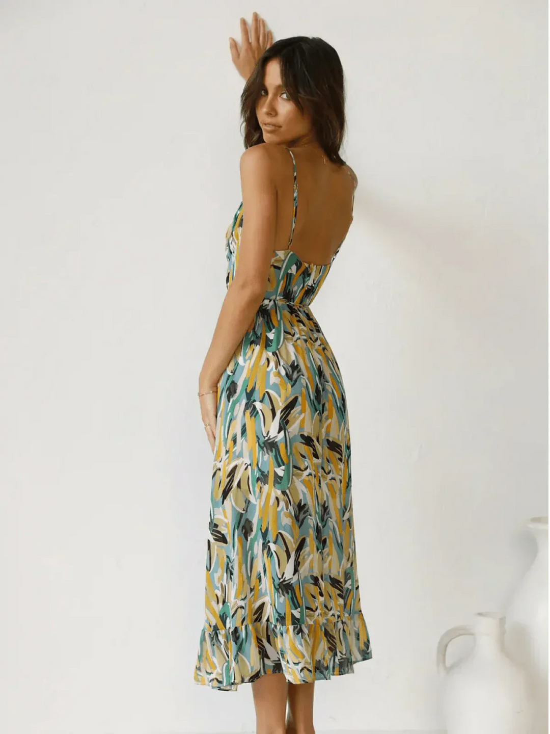 Abito Elegante Senza Maniche Rosana™ - Stile e Raffinatezza per Ogni Occasione!