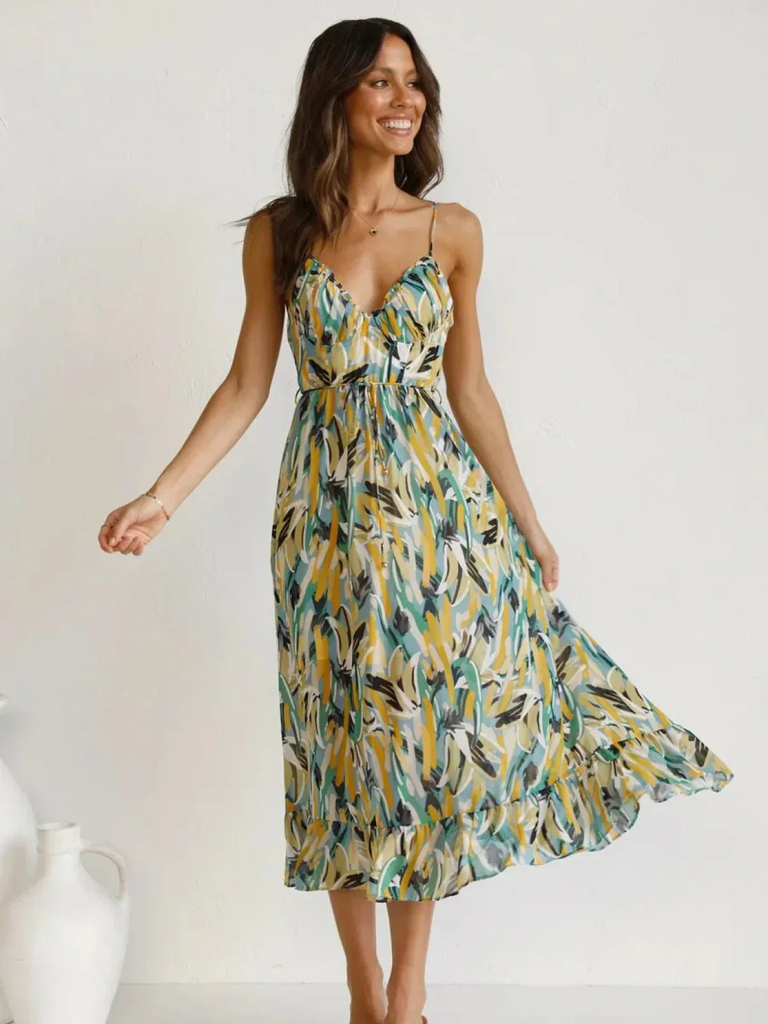 Abito Elegante Senza Maniche Rosana™ - Stile e Raffinatezza per Ogni Occasione!